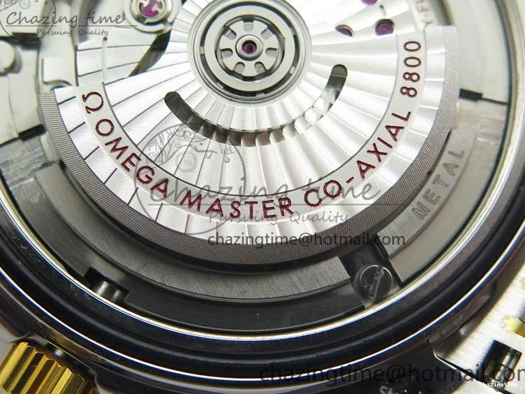 1103 MultiPurpose 2018 Seamaster Diver 300M SS YG VSF 1:1 Best Edition YG Bezel Black Dial on SS YG Bracelet A 7937